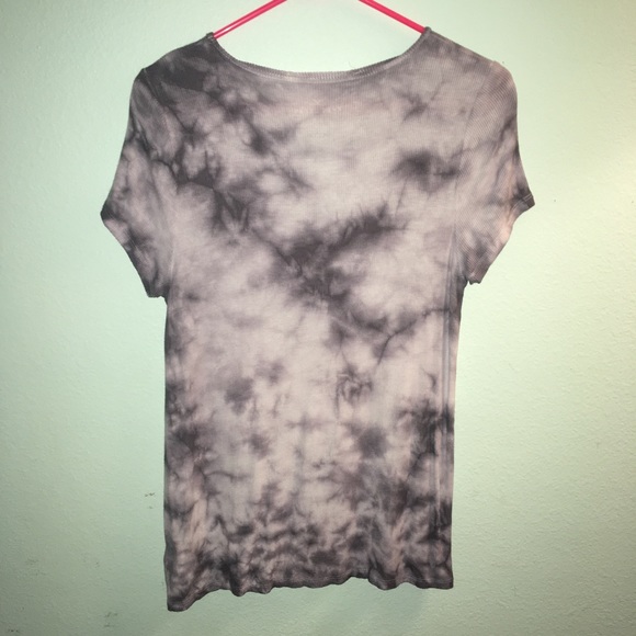 Grey Tie-Dye American Eagle Shirt - Picture 2 of 3